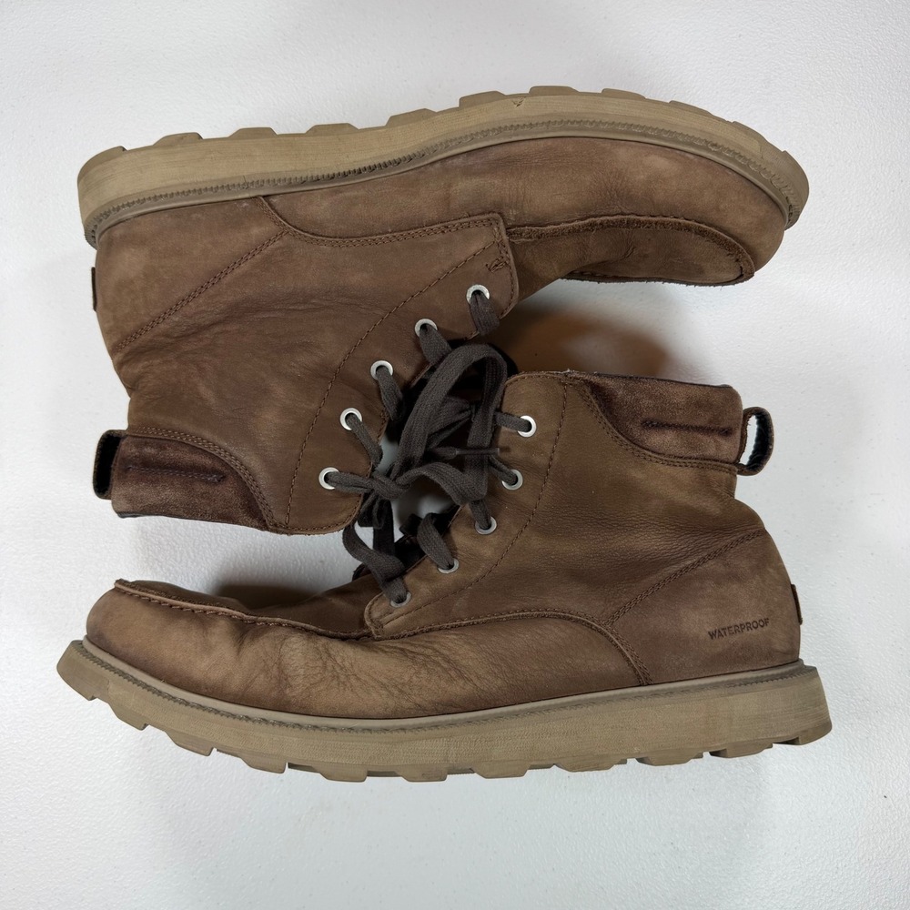 Sorel Madson II Moc Toe Boot Mens 13 Brown Excellent Waterproof NM3851-256